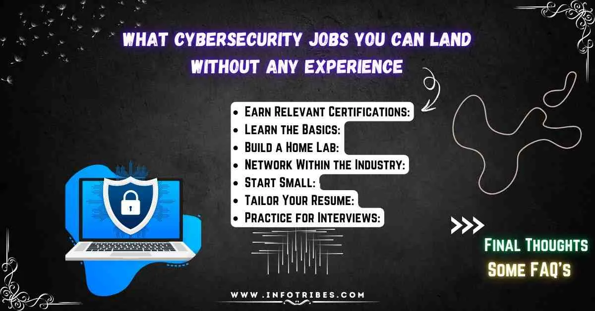 Cybersecurity Jobs Without Experience