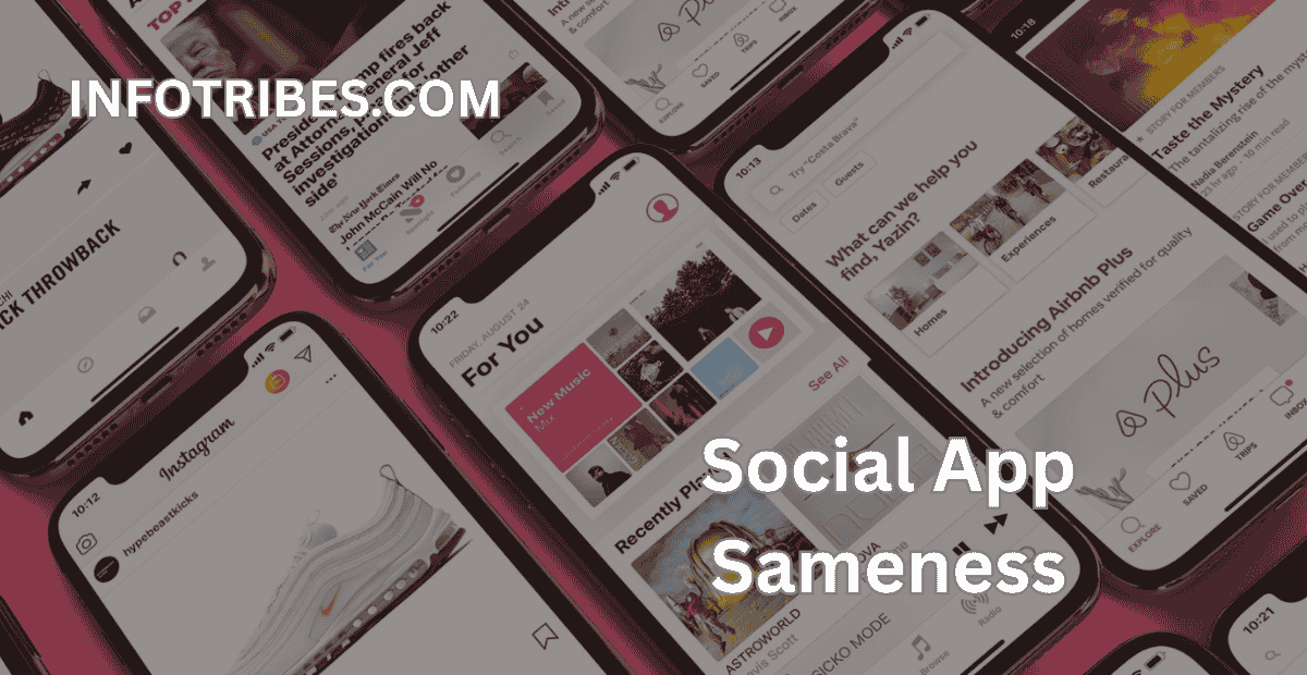 social app sameness