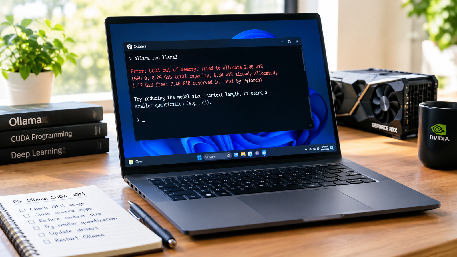 Read more about the article How to Fix Ollama CUDA Out of Memory Errors on Windows